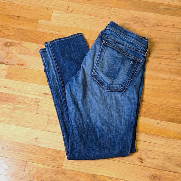 Rag & Bone/JEAN Denim - rag & bone Dre Low Rise Ankle Slim Boyfriend Jeans